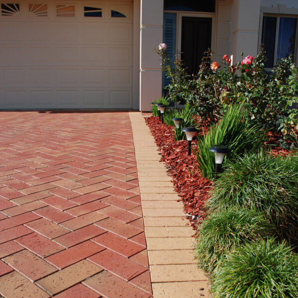 Clay Driveway Pavers - Autumn Sunset & Straw