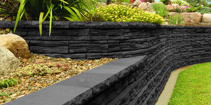 Flagstone Retaining Wall Blocks - Bluestone