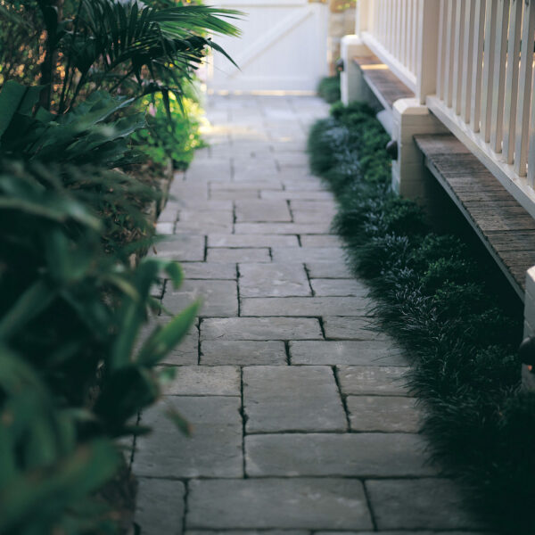 Bradstone Cobblestone Walkway Pavers Adelaide - Grey Green