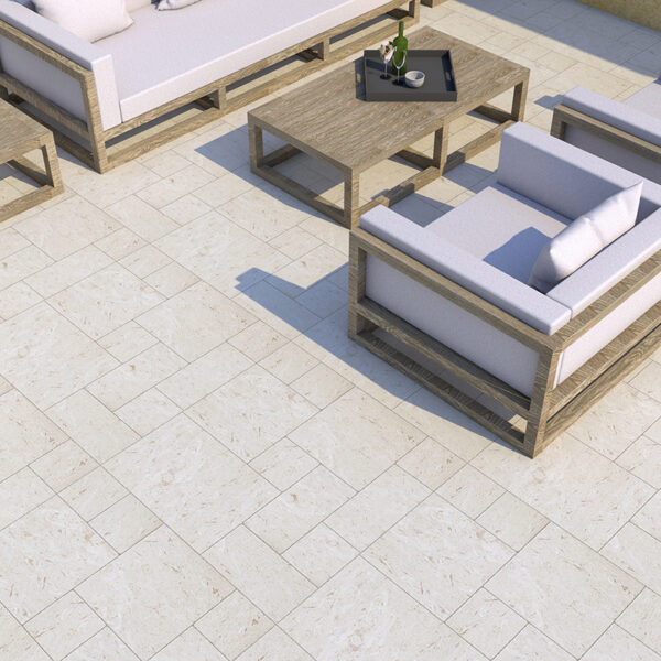 Limestone Outdoor Pavers - Beige