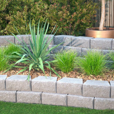 Stone Wall Block Garden Wall