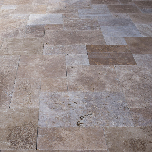 Noce Travertine French Pattern Pavers