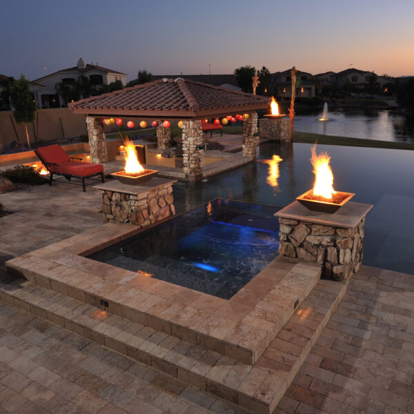 Noce Travertine Outdoor Pool Pavers