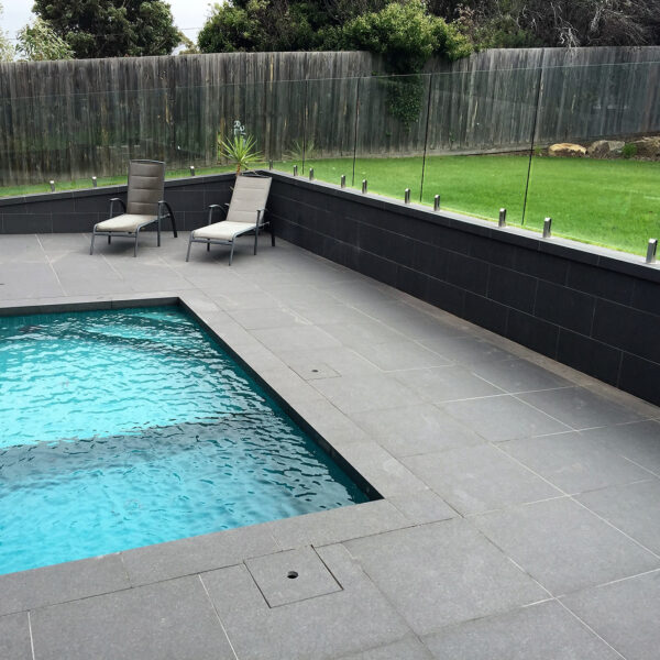 Stoneware Pool Surrounds - Panther Black