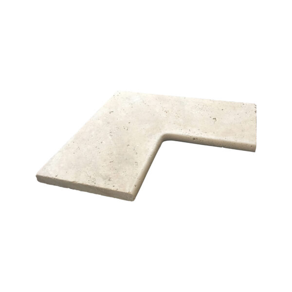 Medium Light Travertine Internal Bullnose