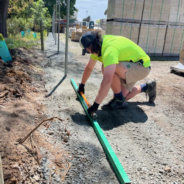 Step 2 Subgrade Retaining Wall DIY