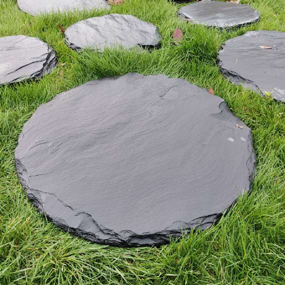 Slate Garden Paver - Round Step Stone Paver