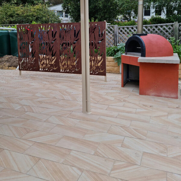 Stoneware Pavers Beachport Sand 600 x 300 Alfresco Area