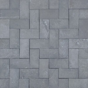 Black Limestone Brick Pavers