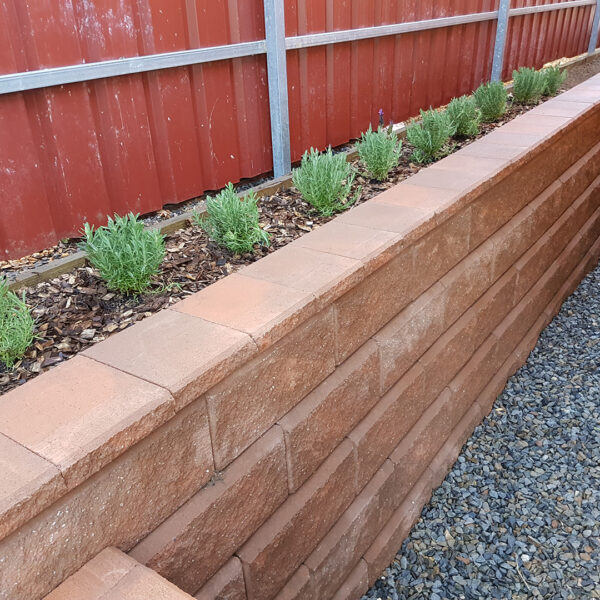 Aussie Block Retaining Wall Block - Biscuit Blend