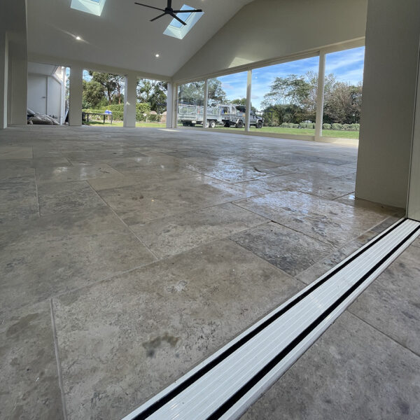 Silver Travertine | Built By Scanlon