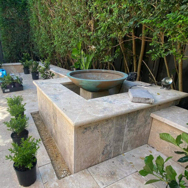 Travertine Water Feature